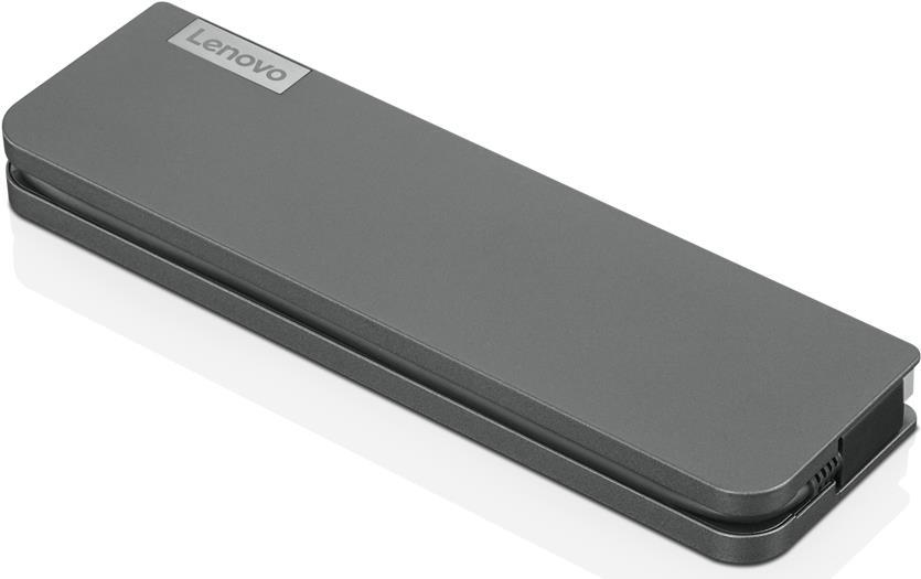 Lenovo USB-C Mini Dock - Kabelgebunden - USB 3.2 Gen 1 (3.1 Gen 1) Type-C - 3,5 mm - 10,100,1000 Mbit/s - Grau - CB - BSMI - SII - CU - Ukraine - Kvalitet - LOA - NOM - cULus - FCC - ICES - CE - RCM - VCCI - KCC - EAC (40AU0065SA)