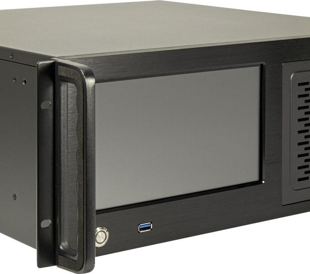 Inter-Tech 4U-4460 TFT - Rack - Server - Schwarz - ATX - EATX - micro ATX - Mini-ITX - 4U - 12,5 cm (88887317)