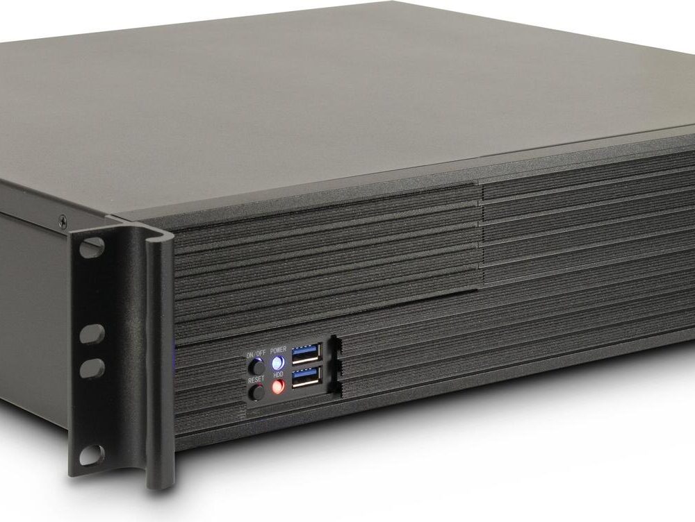 Inter-Tech 2U-K-240L - Rack - Server - Schwarz - micro ATX - Mini-ITX - 2U - 6 cm (88887331)