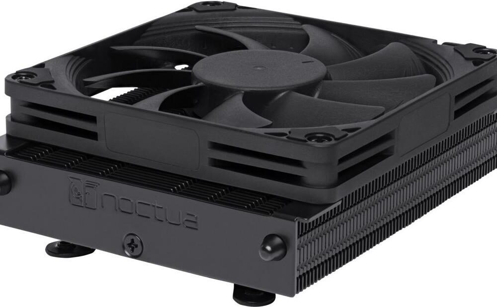 Noctua chromax.black NH-L9a-AM5 - Gehäuselüfter - kompakt - (für: AM5) - Kupfer - 92 mm - chromax.schwarz (NH-L9a-AM5 chromax.black)