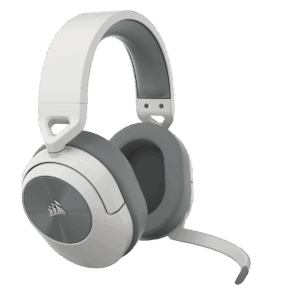 CORSAIR HS55 WIRELESS White Low-Latency 2.4Ghz Wireless or Bluetooth®/ 100Hz - 10kHz (Bluetooth 5.2) / Microphone / PC, MAC (CA-9011281-EU)