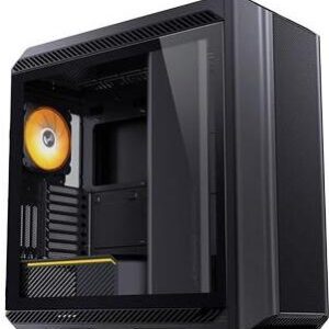 Jonsbo D500 E-ATX Big-Tower Gehäuse, Tempered Glass - schwarz (D500 BLACK)