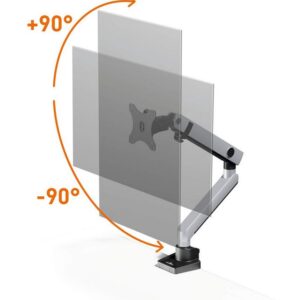 Monitor Halterung SELECT PLUS mit Arm für 1 Monitor, Tischbefestigung (509623)