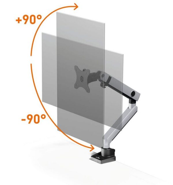 Monitor Halterung SELECT PLUS mit Arm für 1 Monitor, Tischbefestigung (509623)