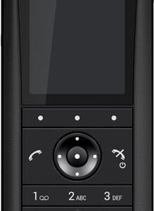 ASCOM d63 Protector Lite - DECT-Handset (2.0” LED-Display § Breitbandaudio § IP44 § ohne Bluetooth) - in schwarz (DH7-ADBA)
