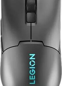 Lenovo Legion M600s - Maus - Qi - rechts- und linkshändig - optisch - 6 Tasten - kabellos, kabelgebunden - 2.4 GHz, USB-C, Bluetooth 5.0 - Stone Grey - retail - CRU