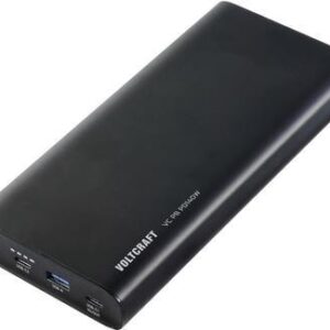 VOLTCRAFT VC PB PD140W Powerbank 22400 mAh Quick Charge 3.0, Power Delivery 3.0 Li-Ion Schwarz (matt) Statusanzeige (VC-13167615)