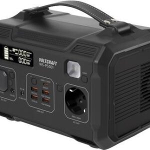 VOLTCRAFT WS-PS301 Powerstation 25500 mAh Fast Charge Nickel-Mangan-Cobalt Schwarz (matt) Outdoor, LED Taschenlampe, Statusanzeige, gleichzeitiges Laden und (VC-13096665)
