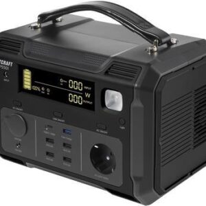 VOLTCRAFT WS-PS501 Powerstation 22400 mAh Fast Charge Nickel-Mangan-Cobalt Schwarz (matt) Outdoor, LED Taschenlampe, Statusanzeige, gleichzeitiges Laden und (VC-13096670)