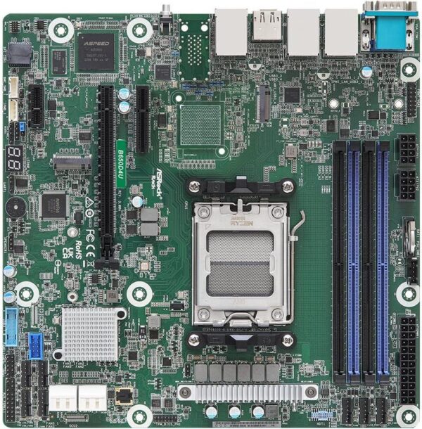 ASRock Rack B650D4U - Motherboard - micro ATX - Socket AM5 - AMD B650E Chipsatz - USB 3,2 Gen 1 - Gigabit LAN - Onboard-Grafik (B650D4U)