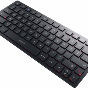 CHERRY KW 9200 MINI - Tastatur - kabellos - 2.4 GHz, Bluetooth 5.0 - QWERTY - Europa - Tastenschalter: CHERRY SX - Schwarz