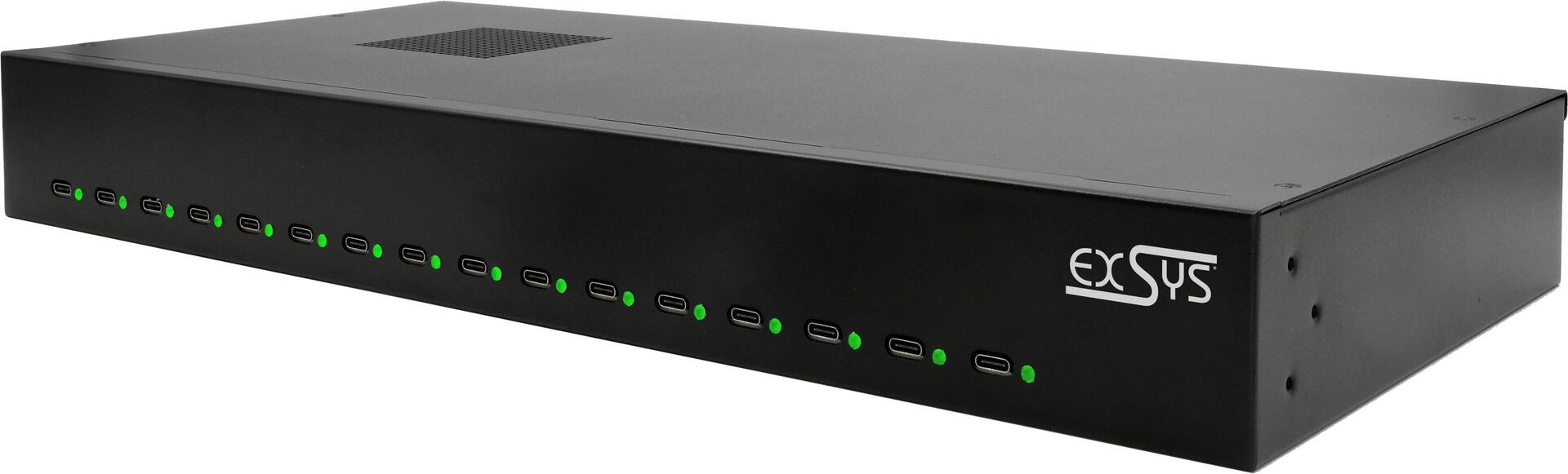 EXSYS EX-11016 Ladegerät für Mobilgeräte Universal Schwarz AC Schnellladung Drinnen (EX-11016)