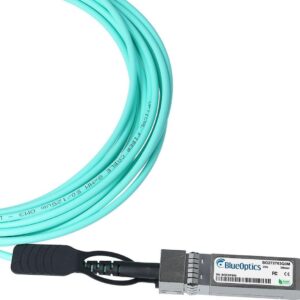 Ubiquiti Networks UACC-AOC-SFP28-50M kompatibles Aktives Optisches Kabel (AOC) als 25 Gigabit Variante, mit SFP28 auf SFP28 Verbindung, für den Anschluss von Hardware in Racks und über benachbarte Racks hinweg. BlueOptics Ubiquiti Networks UACC-AOC-SFP28- (UACC-AOC-SFP28-50M-BO)