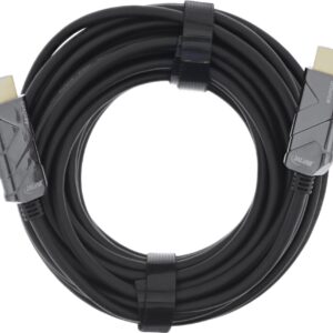 InLine® HDMI AOC Kabel, Ultra High Speed HDMI Kabel, 8K4K, schwarz, 80m (17980I)
