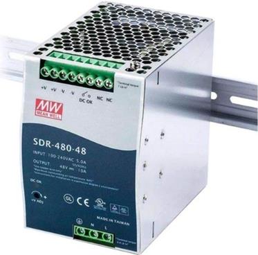 Allied Telesis AT-SDR480-48 - Netzteil (DIN-Schienenmontage möglich) - 480 Watt (AT-SDR480-48)