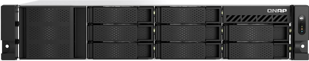 QNAP TS-855eU - NAS-Server - 8 Schächte - Rack - einbaufähig - SATA 6Gb/s - RAID 0, 1, 5, 6, 10, 50, 60, RAID TP, TM - RAM 8 GB - Gigabit Ethernet / 2.5 Gigabit Ethernet - iSCSI Support - 2U