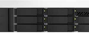 QNAP TS-864eU-RP - NAS-Server - 8 Schächte - Rack - einbaufähig - SATA 6Gb/s - RAID 0, 1, 5, 6, 10, 50, JBOD, 60 - RAM 8 GB - Gigabit Ethernet / 2.5 Gigabit Ethernet - iSCSI Support - 2U