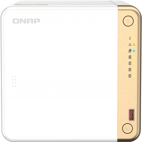 QNAP TS-462 - NAS-Server - 4 Schächte - SATA 6Gb/s - RAID RAID 0, 1, 5, 6, 10, JBOD - RAM 4GB - 2,5 Gigabit Ethernet - iSCSI Support (TS-462-4G)