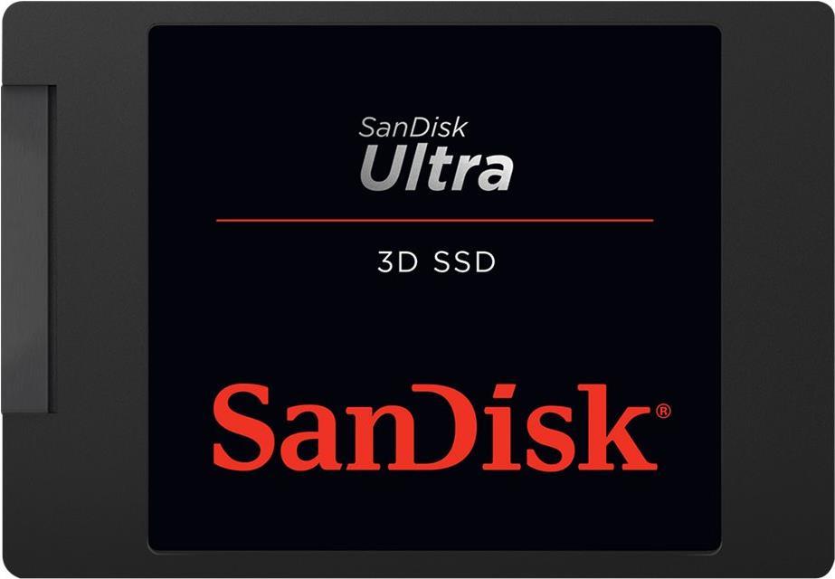 SanDisk Ultra 3D - SSD - 4TB - intern - 2.5" (6,4 cm) - SATA 6Gb/s (SDSSDH3-4T00-G26)