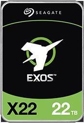 Seagate Exos X22 ST22000NM000E - Festplatte - 22TB - intern - 3.5" (8,9 cm) - SAS 12Gb/s - 7200 U/min (ST22000NM000E)