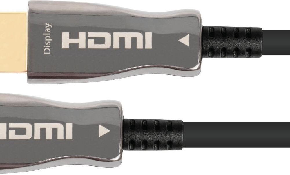 AOC Hybrid Ultra-High-Speed HDMI 2.1 Kabel, 8K @60Hz / 4K @120Hz, 48 GBit/s, schwarz, 50m, PYTHON (AOC-H21050)