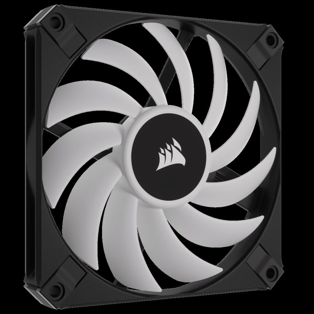 CORSAIR iCUE AF120 RGB SLIM - Gehäuselüfter - 120 mm - Schwarz (Packung mit 2) (CO-9050163-WW)