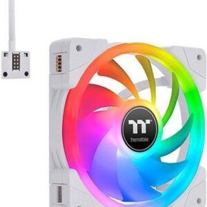 Thermaltake SWAFAN EX12 RGB - Premium Edition - Gehäuselüfter - 120 mm - weiß (Packung mit 3) (CL-F161-PL12SW-A)