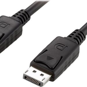 Equip - Videoadapter - DisplayPort (M) zu DisplayPort (M) - 2,0m - unterstützt 4K 60 Hz (3840 x 2160), bis zu 21,6 Gbps Datenrate - Schwarz (Packung mit 15) (159332)