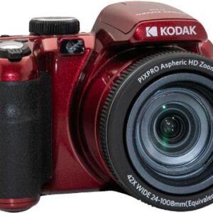 Kodak Astro Zoom AZ425 rot - Superzoom-Kamera Sensorgröße 1/2.3" 20,68 Megapixel Full HD optischer Zoom 42 fach Gewicht (nur Gehäuse) 444 g Brennweite 4,3 - 180,6 mm (AZ425RD)