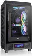 Thermaltake The Tower 200 - Mini-ITX - Seitenteil mit Fenster (gehärtetes Glas) - keine Spannungsversorgung (PS/2) - Schwarz - USB/Audio (CA-1X9-00S1WN-00)