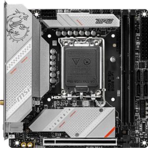 MSI MPG B650I EDGE WIFI - Motherboard - Mini-ITX - LGA1700-Sockel - B760 Chipsatz - USB 3,2 Gen 1, USB 3,2 Gen 2, USB-C 3,2 Gen2 - 2,5 Gigabit LAN, Bluetooth, Wi-Fi - Onboard-Grafik (CPU erforderlich) - HD Audio (8-Kanal) (7D40-005R)