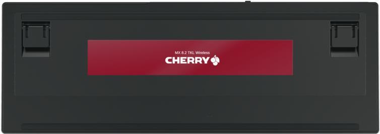 CHERRY MX 8,2 TKL - Tastatur - Hintergrundbeleuchtung - kabellos - 2,4 GHz, Bluetooth 5,2 - QWERTZ - Deutsch - Tastenschalter: CHERRY MX Brown - Schwarz (G80-3882LXADE-2)