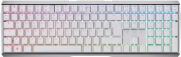 CHERRY 3,0S - Tastatur - Hintergrundbeleuchtung - kabellos - 2,4 GHz, Bluetooth 5,2 - QWERTZ - Deutsch - Tastenschalter: CHERRY MX Red - weiß (G80-3872LYADE-0)