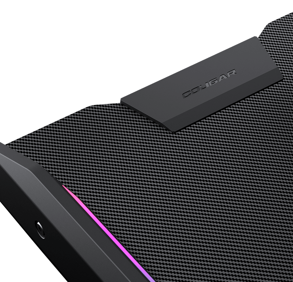 COUGAR Gaming E-Mars - Gerade - Rechteckige Form - Gaming - Schwarz - Schwarz - Schwarz (CGR-E-MARS-B01)