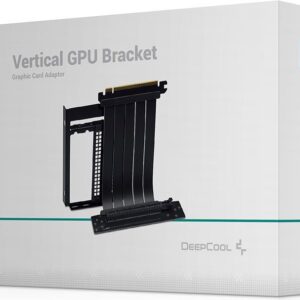 DeepCool VERTICAL GPU BRACKET - Universal - GPU Halterung - Flüssigkristallpolymer (LCP) - Polyamid - Polyvinylchlorid (PVC) - Schwarz - 1 Stück(e) - CG540/CG540 Limited/CG560/CG560 Limited/CK500/CK500 WH/CK560/CK560 WH/CH510/CH510 WH (R-VERTICAL-GPU-BRACKET-G-1)