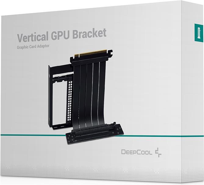 DeepCool VERTICAL GPU BRACKET - Universal - GPU Halterung - Flüssigkristallpolymer (LCP) - Polyamid - Polyvinylchlorid (PVC) - Schwarz - 1 Stück(e) - CG540/CG540 Limited/CG560/CG560 Limited/CK500/CK500 WH/CK560/CK560 WH/CH510/CH510 WH (R-VERTICAL-GPU-BRACKET-G-1)