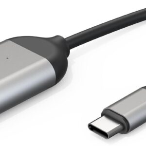 HYPER HD-H8K USB Typ-C HDMI Edelstahl (HD-H8K-GL)