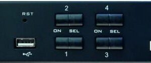Dexlan HDMI 1.4 KVM Switch, 4k UHD, USB, 4-fach, Desktop (061093)