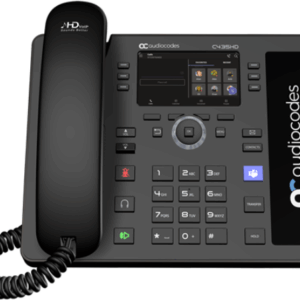 AudioCodes C435HD - VoIP-Telefon mit Rufnummernanzeige - RTCP, RTP, SRTP (TEAMS-C435HD-R)