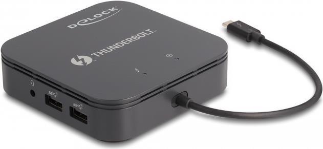 Delock - Dockingstation - Thunderbolt 3 - HDMI, DP - GigE (87789)
