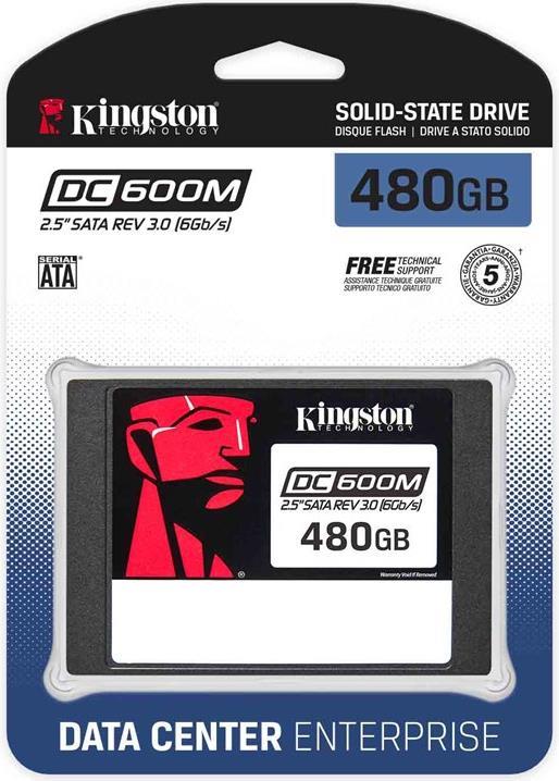 Kingston DC600M - SSD - Mixed Use - 480GB - intern - 2.5" (6,4 cm) - SATA 6Gb/s (SEDC600M/480G)