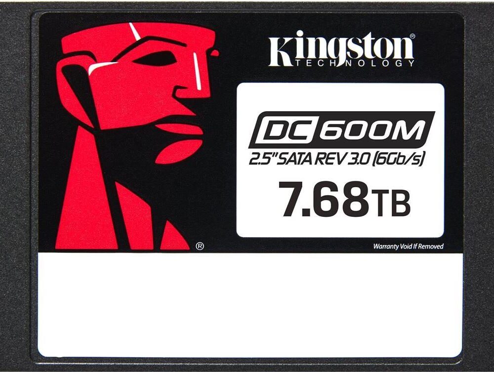 Kingston DC600M - SSD - Mixed Use - 7,68TB - intern - 2.5" (6,4 cm) - SATA 6Gb/s (SEDC600M/7680G)