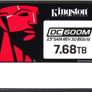 Kingston DC600M - SSD - Mixed Use - 7,68TB - intern - 2.5" (6,4 cm) - SATA 6Gb/s (SEDC600M/7680G)