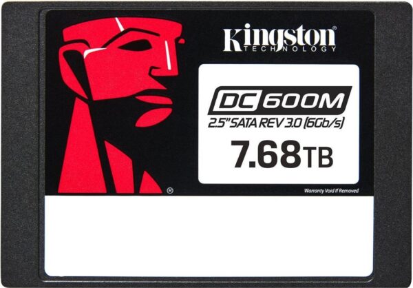 Kingston DC600M - SSD - Mixed Use - 7,68TB - intern - 2.5" (6,4 cm) - SATA 6Gb/s (SEDC600M/7680G)