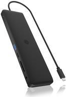 RaidSonic IB-DK2116-C Notebook-Dockingstation & Portreplikator Andocken USB 3.2 Gen 2 (3.1 Gen 2) Type-C Schwarz (IB-DK2116-C)