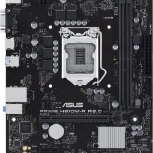 ASUS PRIME H510M-R R2,0 - Motherboard - micro ATX - LGA1200-Sockel - H470 Chipsatz - Gigabit LAN - Onboard-Grafik (CPU erforderlich) - HD Audio (8-Kanal) (90MB1EX0-M0ECY0)