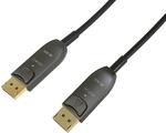 Equip - DisplayPort-Kabel - DisplayPort (M) zu DisplayPort (M) - DisplayPort 1,4 - 15,0m - aktiv, unterstützt 8K 30 Hz (7680 x 4320) - Schwarz (119441)