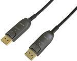 Equip - DisplayPort-Kabel - DisplayPort (M) zu DisplayPort (M) - DisplayPort 1.4 - 50 m - aktiv, unterstützt 8K 30 Hz (7680 x 4320) - Schwarz