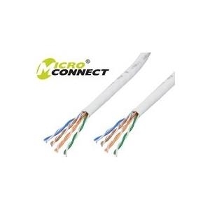 MicroConnect - Bulkkabel - 100 m - UTP - CAT 6 - halogenfrei, verseilt - Grau