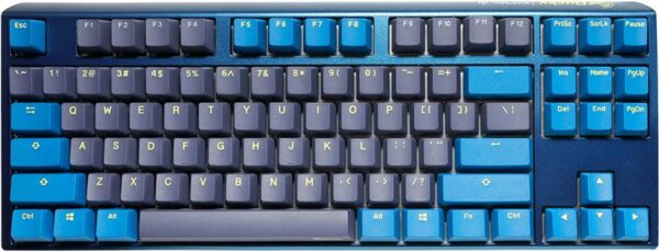 DuckyChannel Ducky One 3 TKL - Tastatur - Hintergrundbeleuchtung - USB - QWERTZ - Deutsch - Tastenschalter: CHERRY MX Red - Morgendämmerung (DKON2187ST-RDEPDDBBHHC1)